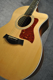 Taylor 214CE Grand Auditorium Acoustic Electric Cutaway with Gig Bag
