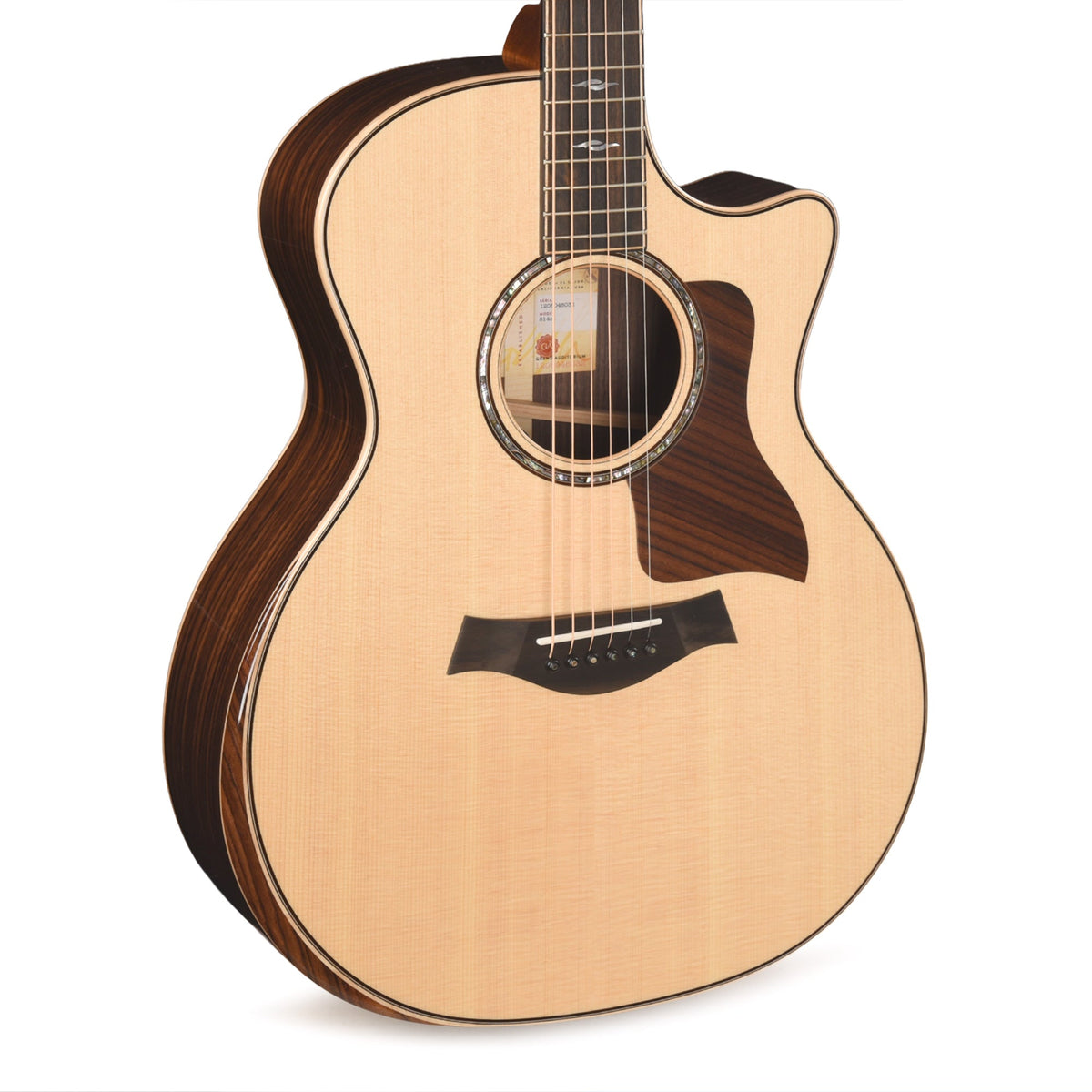 Taylor Next Generation 814ce Grand Auditorium Sitka Spruce/Rosewood Natural w/Claria - MUSICTONER