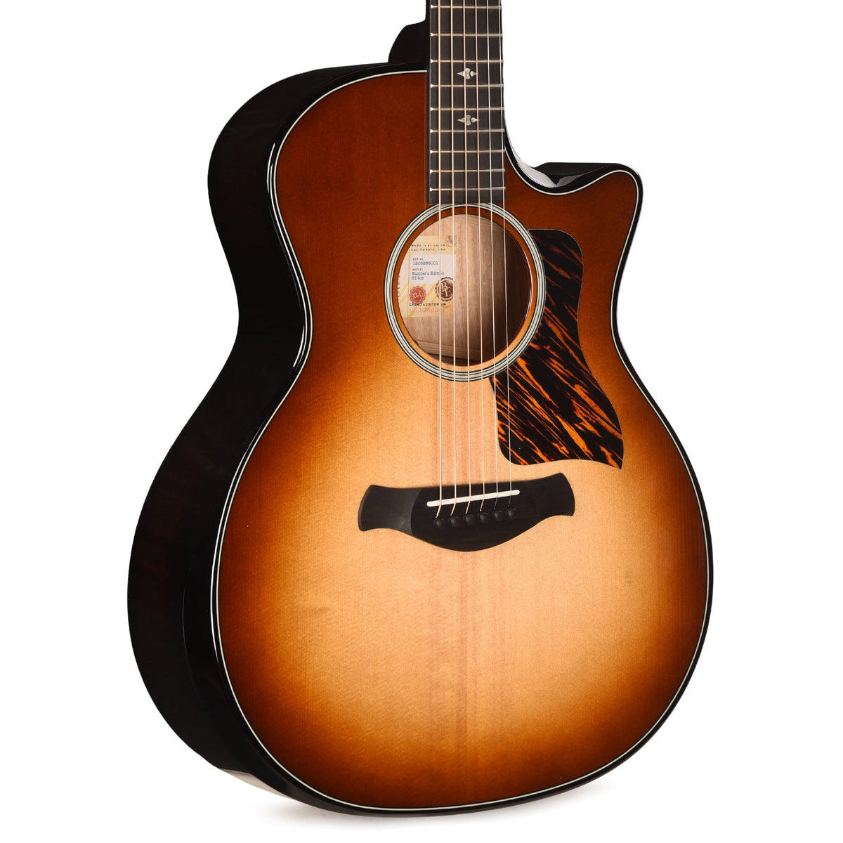 Taylor Next Generation Builder's Edition 514ce Grand Auditorium Kona Burst Sitka Spruce Grand Auditorium/Urban Ash Tobacco…