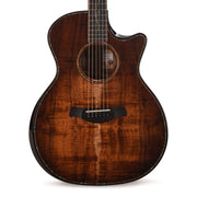 Taylor Next Generation Builder's Edition K24ce Grand Auditorium Figured Hawaiian Koa Kona Burst w/Claria Pickup - MUSICTONER