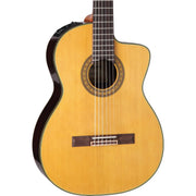 Takamine TC132SC Acoustic Electric Classical Guitar, Natural w/ Case