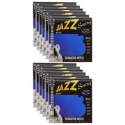 Thomastik JS113 Jazz Swing Flat 13-53 (12 Pack Bundle) - MUSICTONER