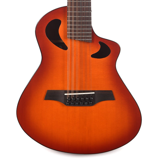 Veillette Avante Series Gryphon 18.13" Scale D-Tuned 12-String Acoustic-Electric Tobacco Burst w/Premium Gig Bag & Fishman…