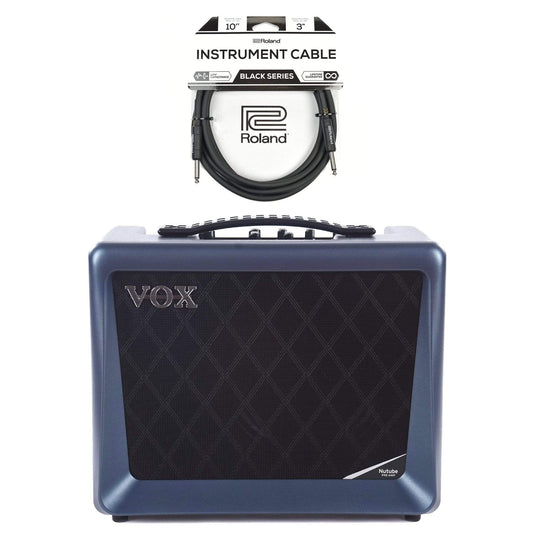 Vox VX50 GTV 50W Digital Modeling Amp w/NuTube Cable Bundle - MUSICTONER