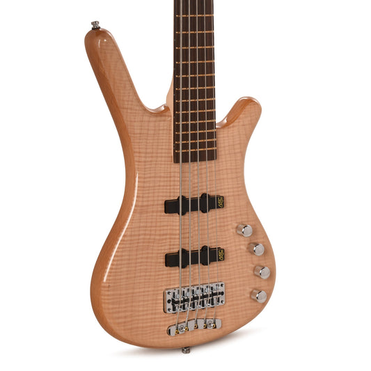 Warwick RockBass Corvette Premiuim 5-String Bass Natural Transparent High Polish - MUSICTONER