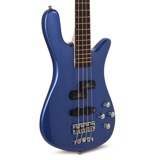 Warwick RockBass Streamer LX 4-String Metallic Blue High Polish - MUSICTONER