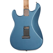 Waterslide S-Style Coodercaster Lake Placid Blue w/ Mojo Lap Steel & Gold Foil Pickups - MUSICTONER