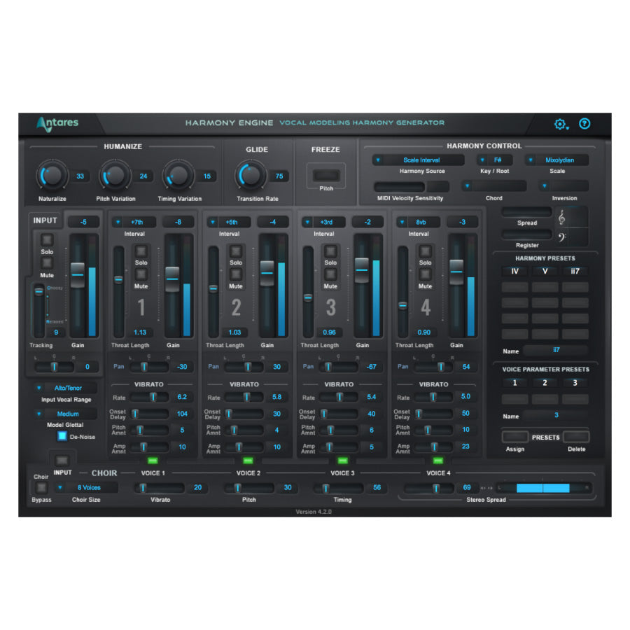 Antares Harmony Engine Vocal Harmony Plug-in