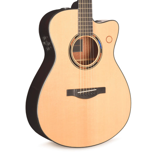 Yamaha TAS3 C TransAcoustic Concert Acoustic Electric Guitar w/ Built-In Looper & Effects Natural - MUSICTONER